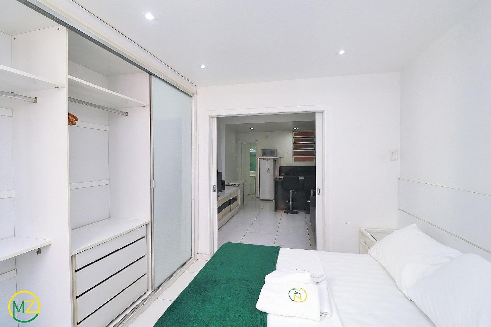 Studio Com Vista Lateral Para O Mar Em Copacabana 리오데자네이루 외부 사진