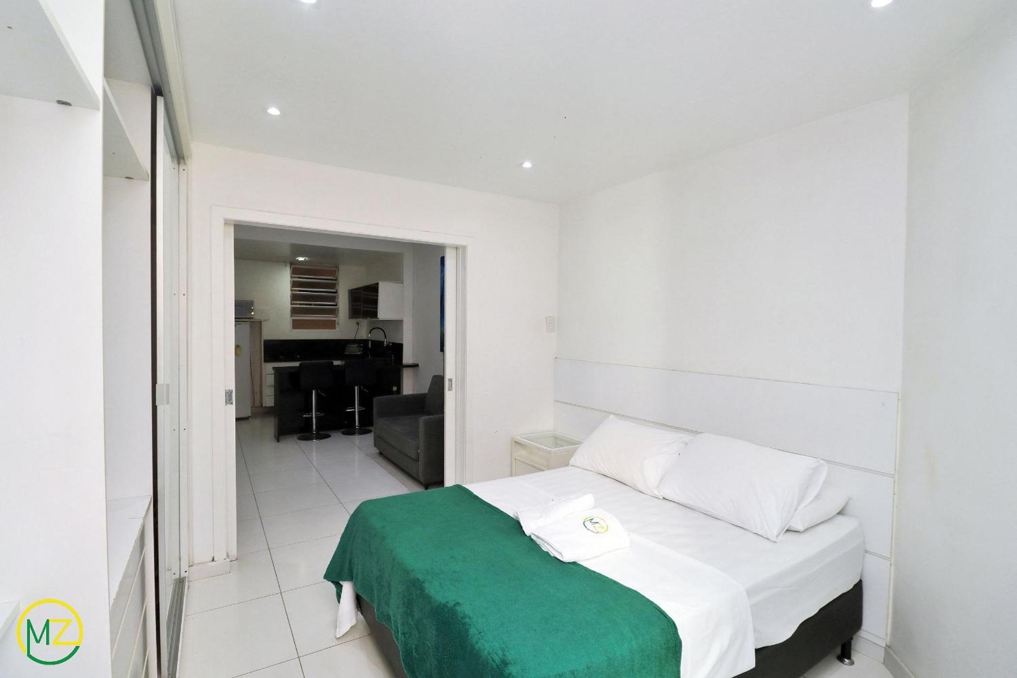 Studio Com Vista Lateral Para O Mar Em Copacabana 리오데자네이루 외부 사진