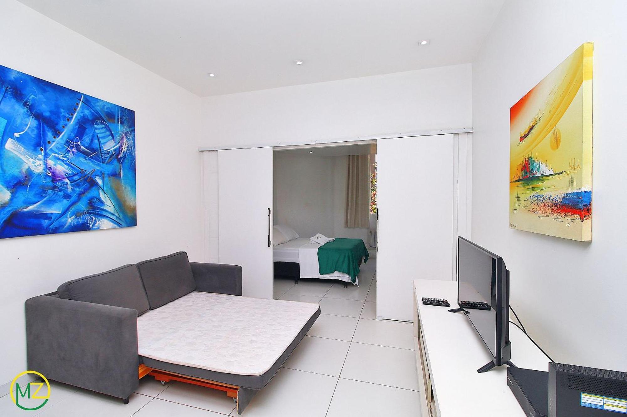 Studio Com Vista Lateral Para O Mar Em Copacabana 리오데자네이루 외부 사진