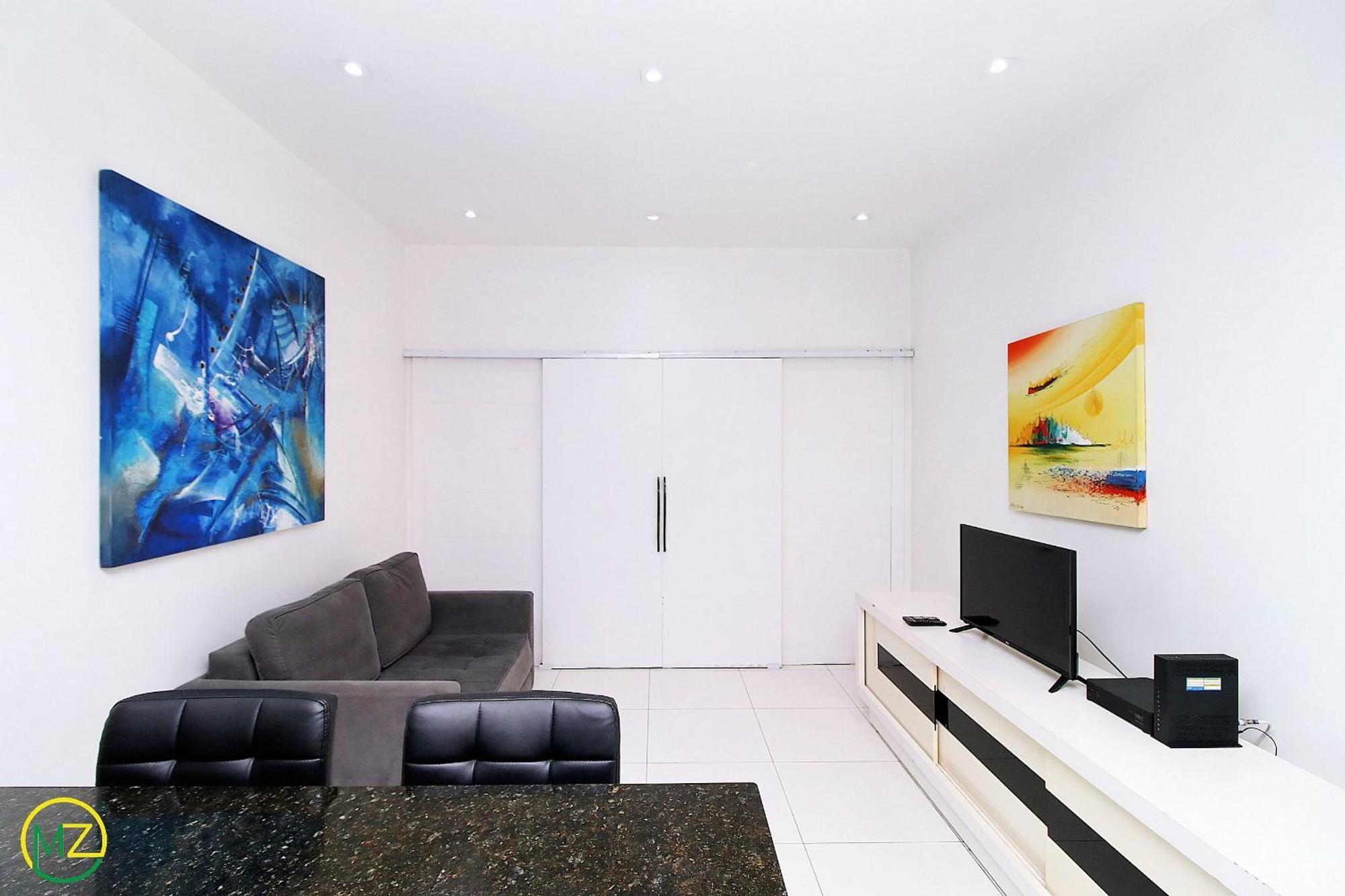 Studio Com Vista Lateral Para O Mar Em Copacabana 리오데자네이루 외부 사진